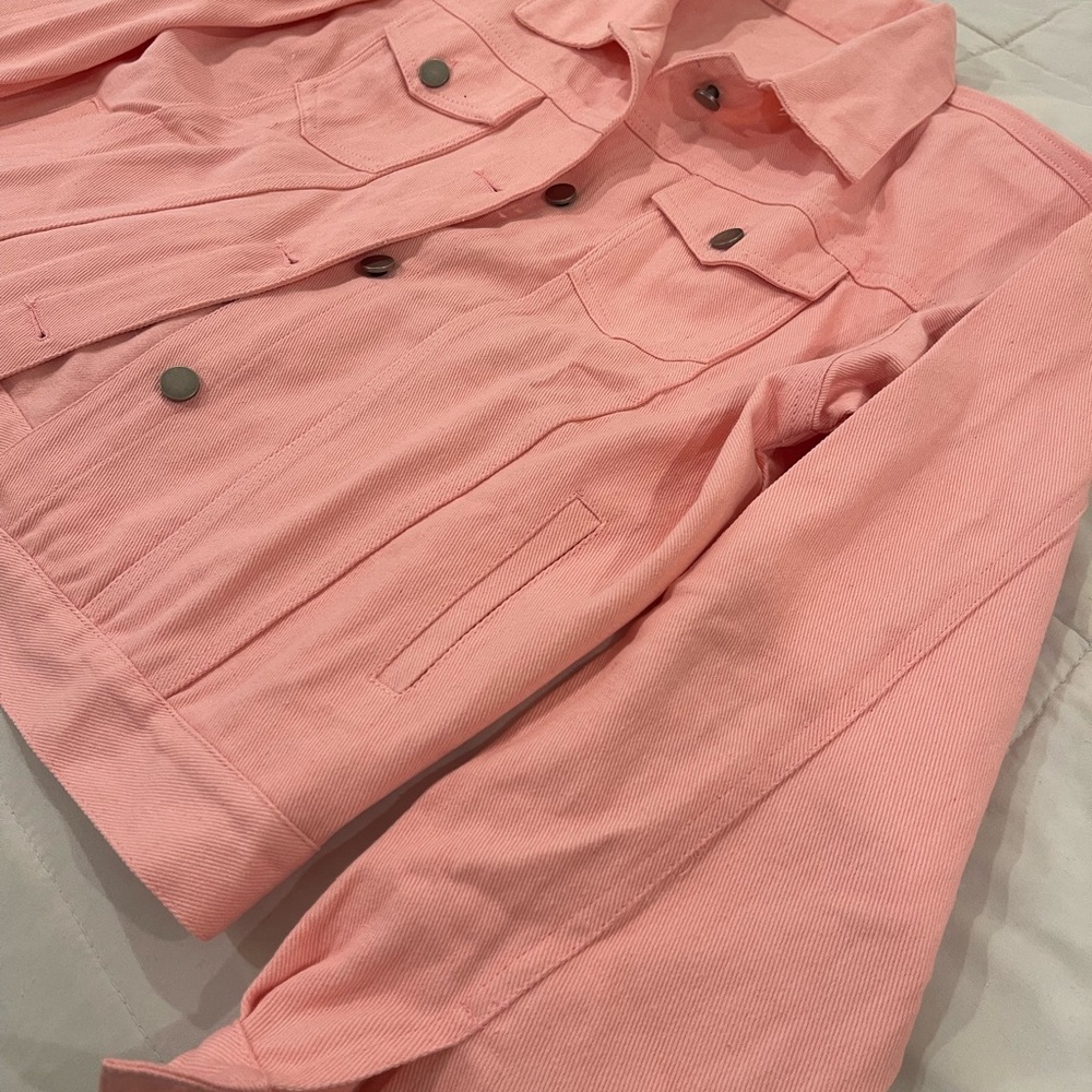 Pink Denim Jacket from Amazon - Picture 2 of 4
